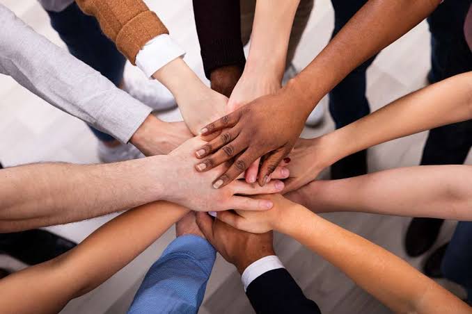 People working together for community development
